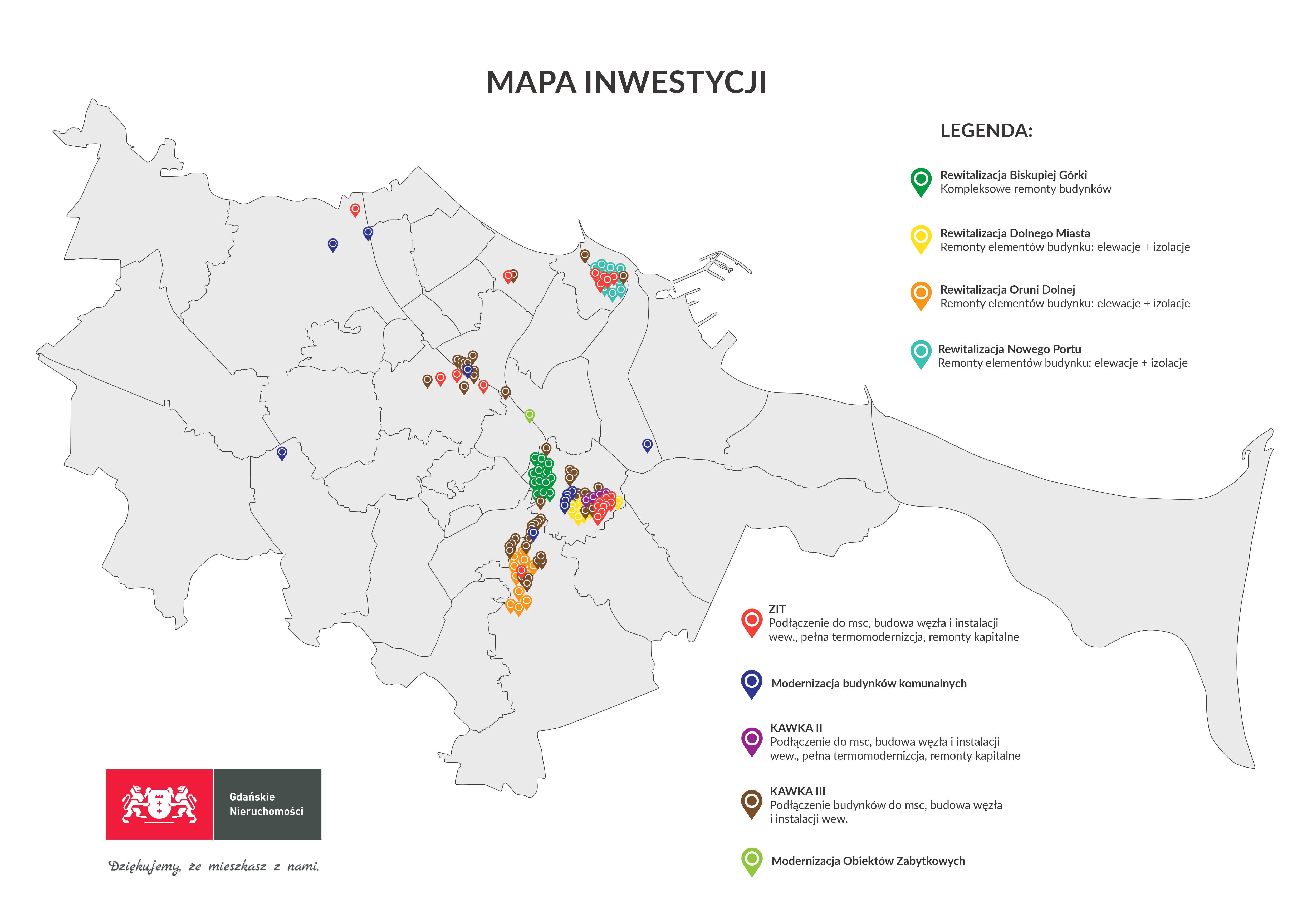 mapa inwestycji